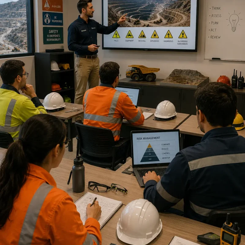 Mining safety training and education for industrial workers