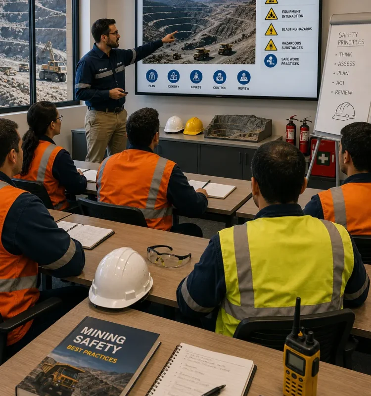 Specialized training education for mining safety teams